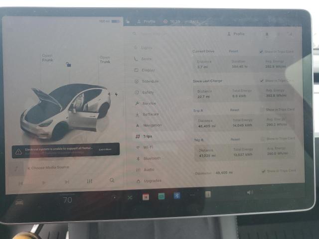 Photo 9 from auction – 2022 TESLA MODEL Y with VIN 7SAYGDEF8NF532305