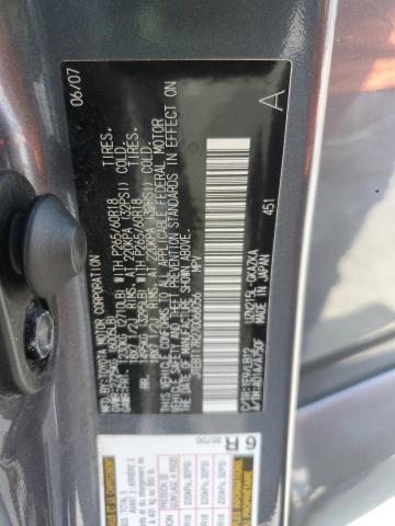 Photo 14 from auction – 2007 TOYOTA 4RUNNER LIMITED with VIN JTEBT17R270068056