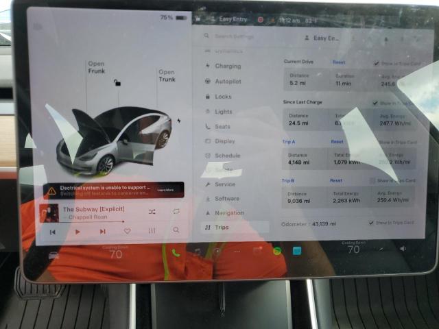 Photo 9 from auction – 2018 TESLA MODEL 3 with VIN 5YJ3E1EA7JF006127