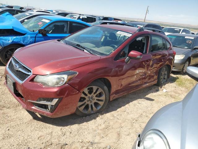 SUBARU IMPREZA SP 2016 with VIN JF1GPAP67G8313199 - Photo from auction