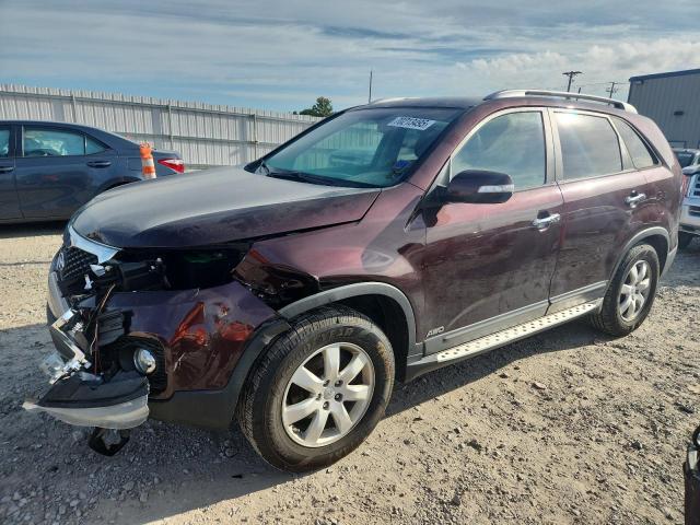 KIA SORENTO LX 2013 with VIN 5XYKTDA2XDG341641 - Photo from auction