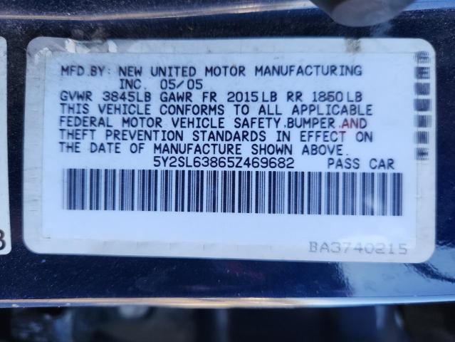 Photo 14 from auction – 2005 PONTIAC VIBE with VIN 5Y2SL63865Z469682