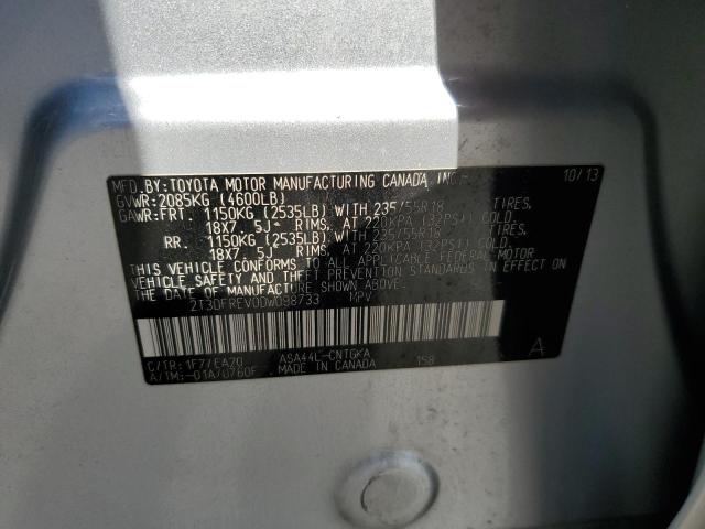 Photo 14 from auction – 2013 TOYOTA RAV4 LIMIT with VIN 2T3DFREV0DW098733