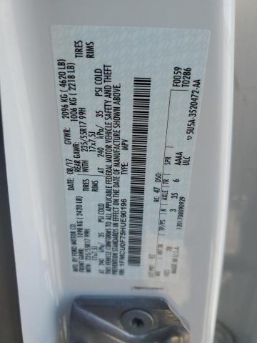 Photo 14 from auction – 2017 FORD ESCAPE S with VIN 1FMCU0F75HUE90196