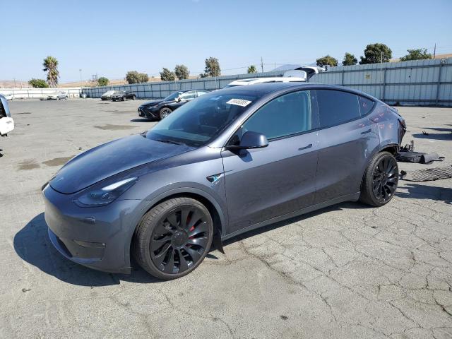 TESLA MODEL Y 2021 with VIN 5YJYGDEF6MF268352 - Photo from auction