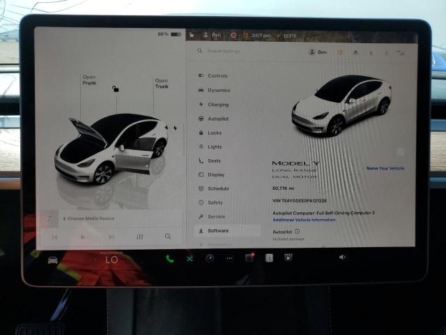 Photo 9 from auction – 2023 TESLA MODEL Y with VIN 7SAYGDEE0PA121326