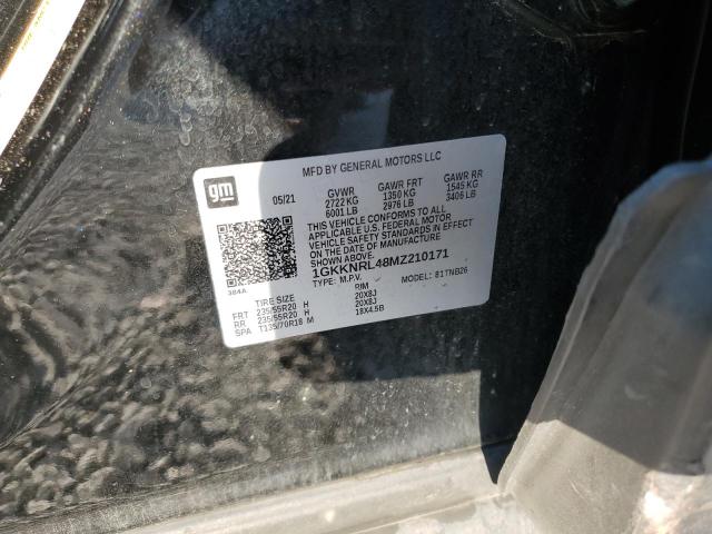 Photo 14 from auction – 2021 GMC ACADIA SLE with VIN 1GKKNRL48MZ210171