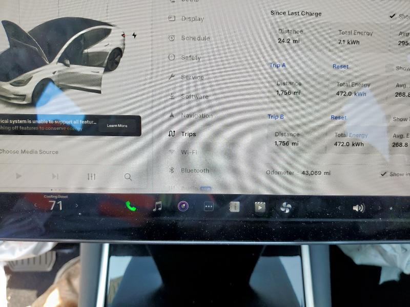 Photo 9 from auction – 2020 TESLA MODEL 3 with VIN 5YJ3E1EB4LF744429