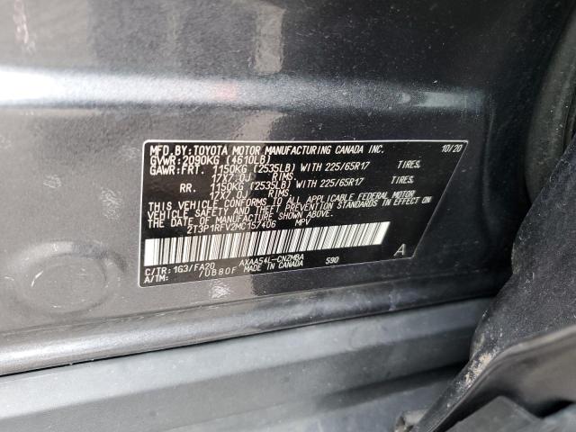 Photo 14 from auction – 2021 TOYOTA RAV4 XLE with VIN 2T3P1RFV2MC157406