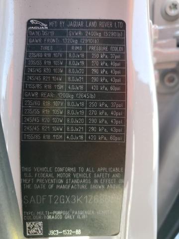 Photo 14 from auction – 2019 JAGUAR E-PACE R-DYNAMIC S with VIN SADFT2GX3K1Z68059
