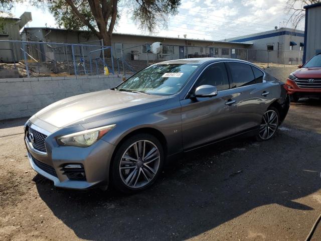 INFINITI Q50 BASE 2014 with VIN JN1BV7AR6EM700267 - Photo from auction