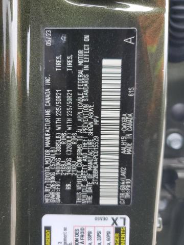 Photo 14 from auction – 2023 LEXUS RX 350H BA with VIN 2T2BBMCA4PC015529