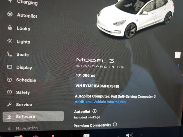 Photo 9 from auction – 2021 TESLA MODEL 3 with VIN 5YJ3E1EA9MF873419