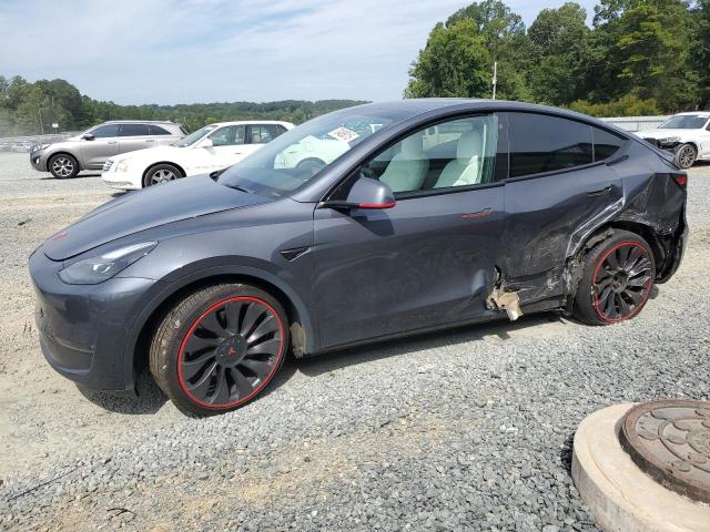 TESLA MODEL Y 2021 with VIN 5YJYGDEF0MF230356 - Photo from auction