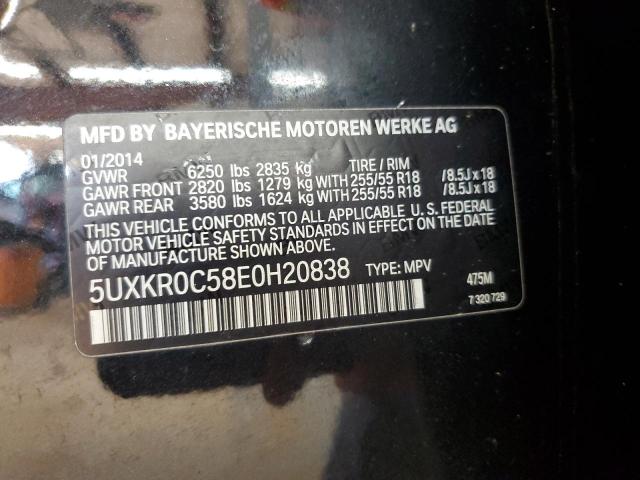 Photo 14 from auction – 2014 BMW X5 XDRIVE3 with VIN 5UXKR0C58E0H20838