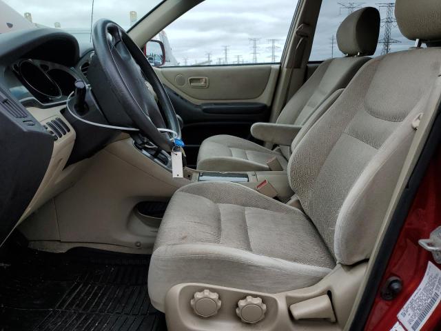 Photo 7 from auction – 2002 TOYOTA HIGHLANDER with VIN JTEGD21A220044134