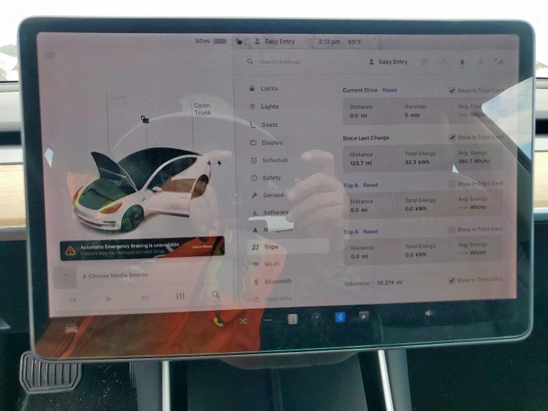 Photo 9 from auction – 2020 TESLA MODEL 3 with VIN 5YJ3E1EC8LF602321