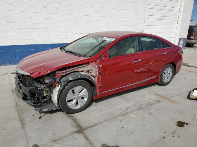 HYUNDAI SONATA HYB 2015 with VIN KMHEC4A46FA128800 - Photo from auction