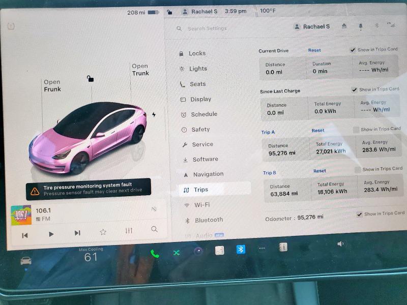 Photo 9 from auction – 2022 TESLA MODEL 3 with VIN 5YJ3E1EB9NF191568