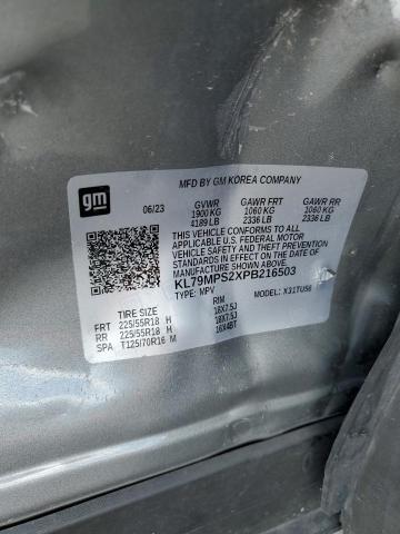 Photo 14 from auction – 2023 CHEVROLET TRAILBLAZER LT with VIN KL79MPS2XPB216503