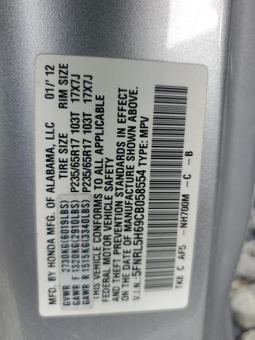 Photo 14 from auction – 2012 HONDA ODYSSEY EX with VIN 5FNRL5H69CB058554