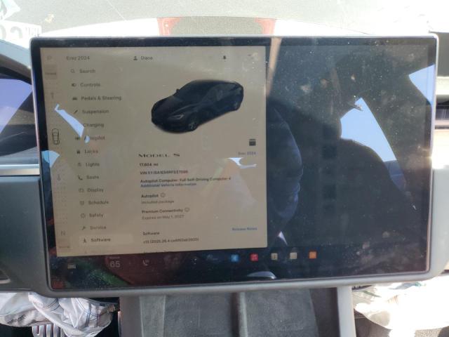 Photo 9 from auction – 2024 TESLA MODEL S with VIN 5YJSA1E56RF537096
