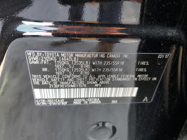 Photo 14 from auction – 2017 TOYOTA RAV 4 with VIN 2T3DFREV5HW611576