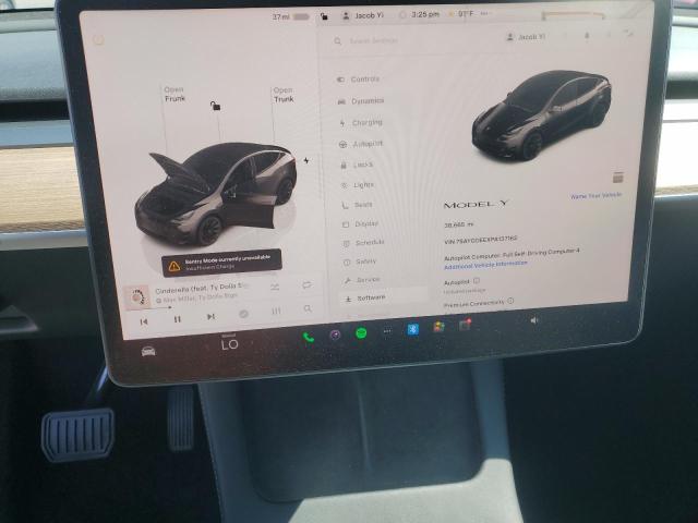 Photo 9 from auction – 2023 TESLA MODEL Y with VIN 7SAYGDEEXPA137162