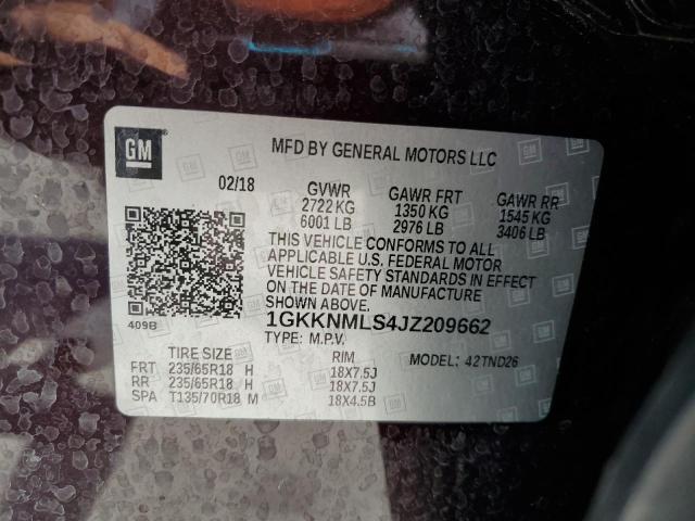 Photo 14 from auction – 2018 GMC ACADIA SLT with VIN 1GKKNMLS4JZ209662