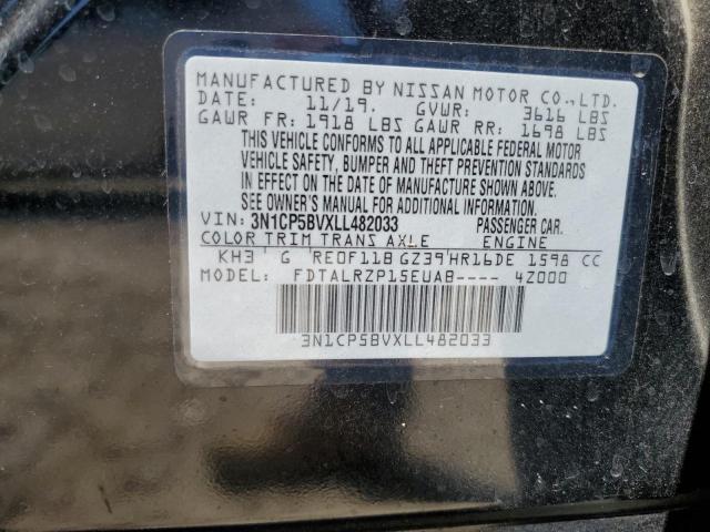 Photo 14 from auction – 2020 NISSAN KICKS S with VIN 3N1CP5BVXLL482033