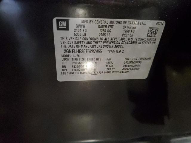 Photo 14 from auction – 2014 CHEVROLET EQUINOX LT with VIN 2GNFLHE36E6287465