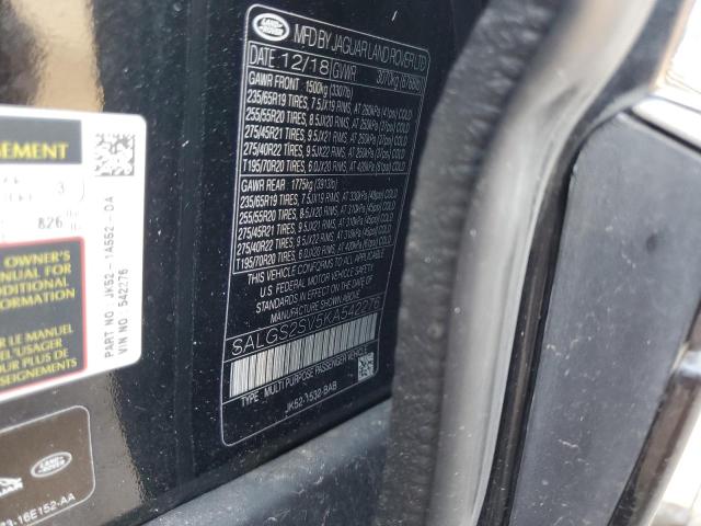 Photo 14 from auction – 2019 LAND ROVER RANGE ROVE with VIN SALGS2SV5KA542276