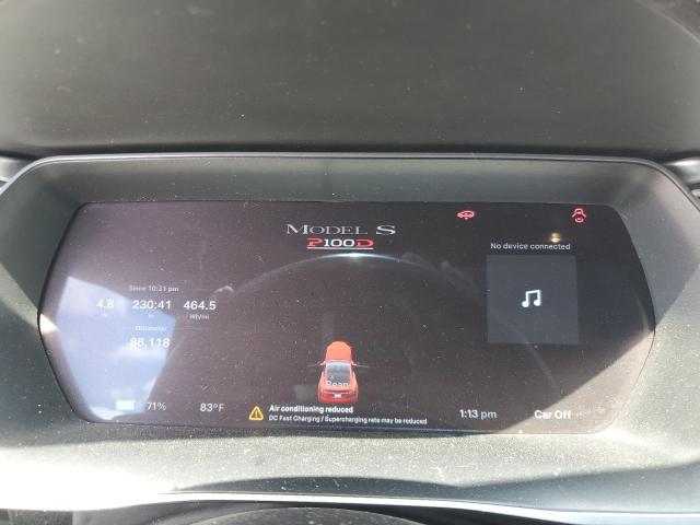 Photo 9 from auction – 2017 TESLA MODEL S with VIN 5YJSA1E46HF198877