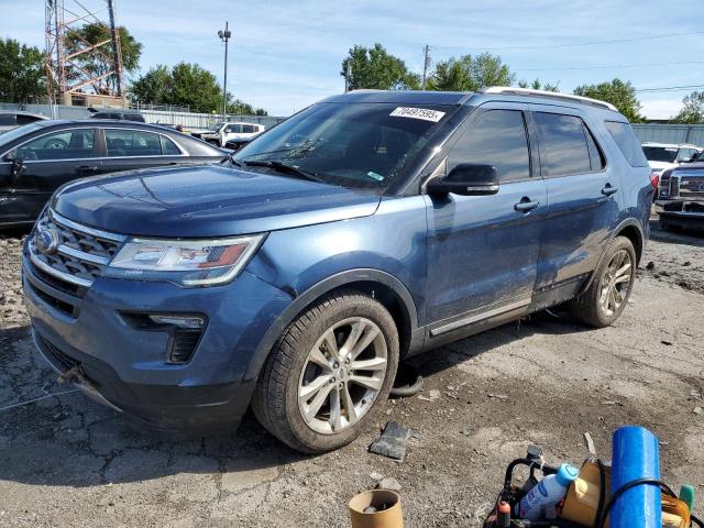 FORD EXPLORER X 2018 with VIN 1FM5K7D88JGB87145 - Photo from auction