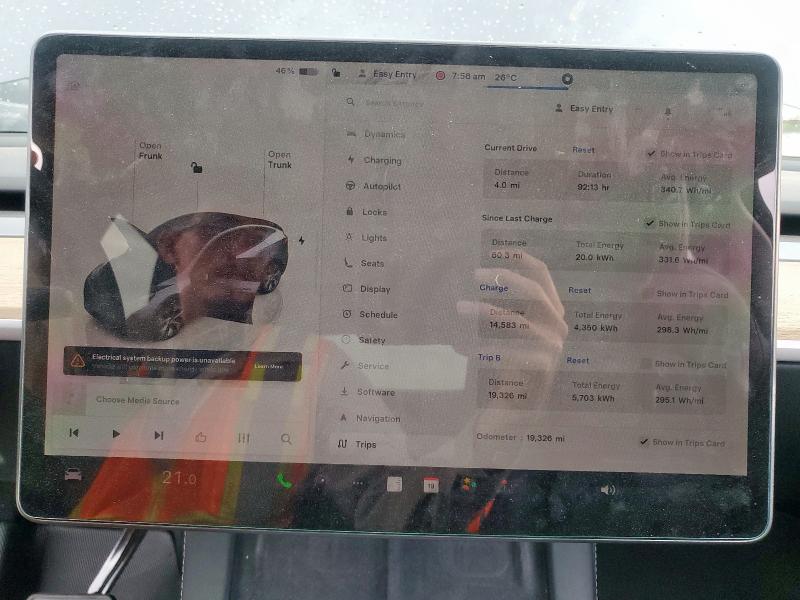 Photo 9 from auction – 2023 TESLA MODEL Y with VIN 7SAYGDEE7PA160785