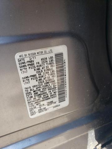 Photo 14 from auction – 2011 NISSAN ROGUE S with VIN JN8AS5MV0BW674302