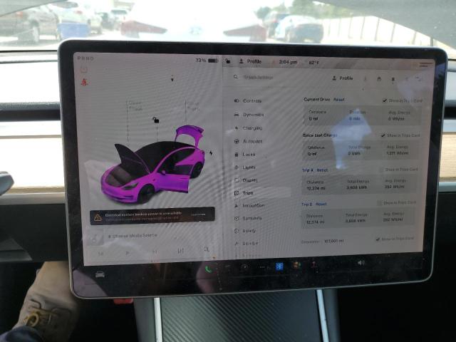 Photo 9 from auction – 2020 TESLA MODEL 3 with VIN 5YJ3E1EA0LF792159