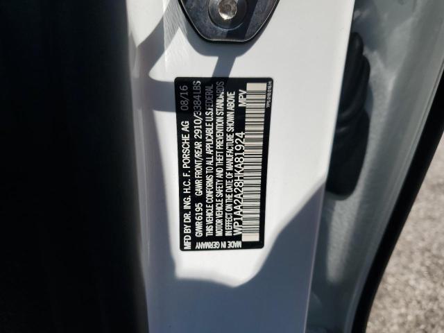 Photo 14 from auction – 2017 PORSCHE CAYENNE with VIN WP1AA2A28HKA81924