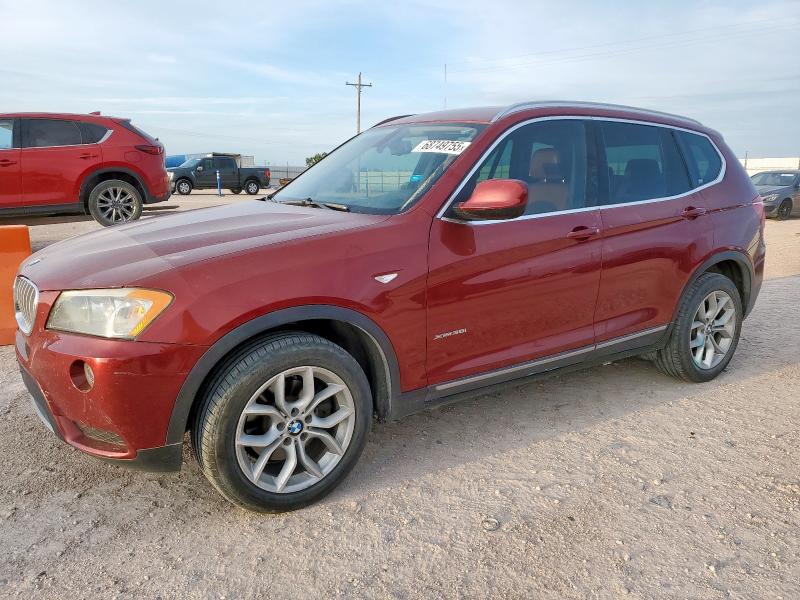 BMW X3 XDRIVE3 2011 with VIN 5UXWX7C52BL730675 - Photo from auction