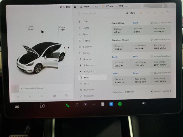 Photo 9 from auction – 2020 TESLA MODEL Y with VIN 5YJYGDEE4LF030733