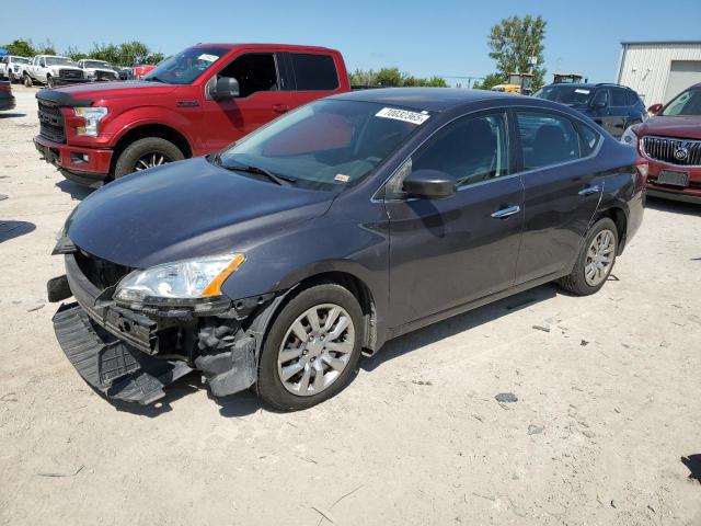 NISSAN SENTRA S 2014 with VIN 1N4AB7AP9EN852799 - Photo from auction