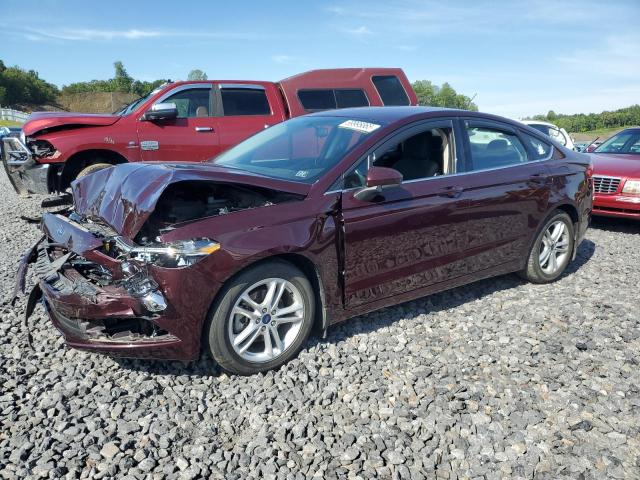 FORD FUSION SE 2018 with VIN 3FA6P0HD8JR275877 - Photo from auction