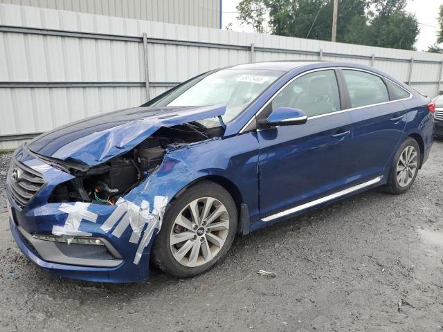 HYUNDAI SONATA SPO 2017 with VIN 5NPE34AF1HH447443 - Photo from auction