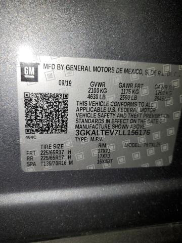 Photo 14 from auction – 2020 GMC TERRAIN SL with VIN 3GKALTEV7LL156176