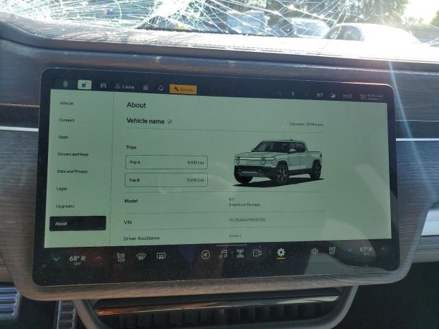 Photo 9 from auction – 2023 RIVIAN R1T ADVENT with VIN 7FCTGAAA7PN021358
