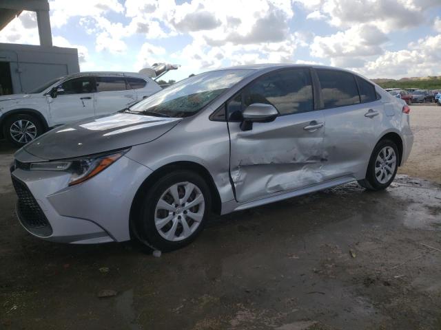 TOYOTA COROLLA LE 2021 with VIN JTDEPMAE0MJ166344 - Photo from auction