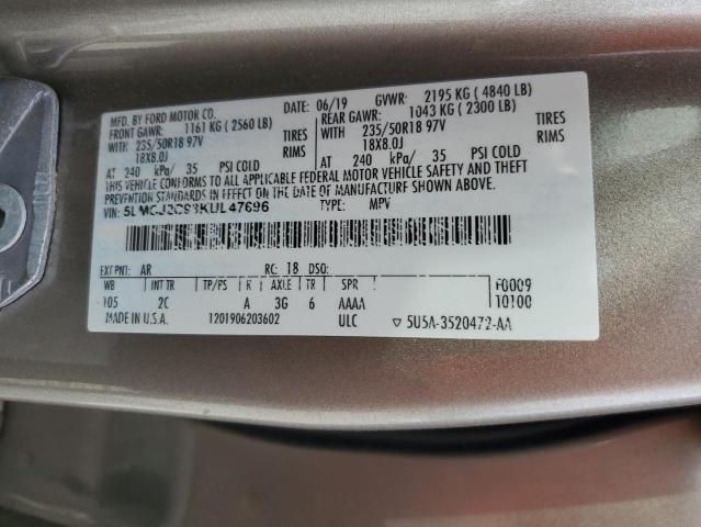 Photo 14 from auction – 2019 LINCOLN MKC SELECT with VIN 5LMCJ2C93KUL47696