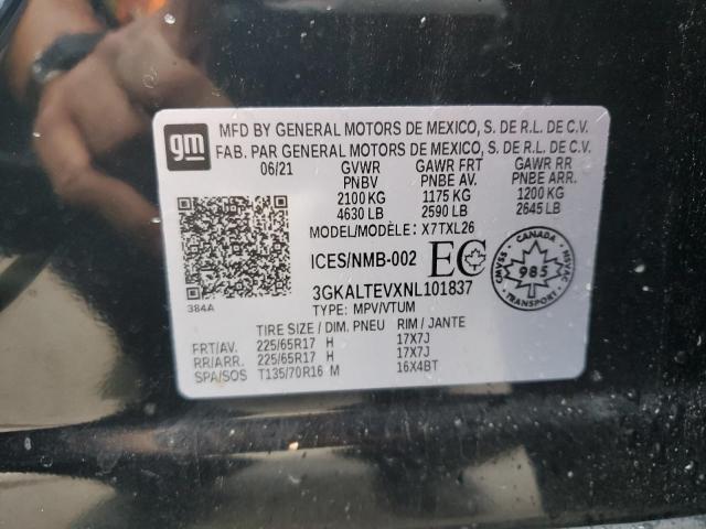Photo 14 from auction – 2022 GMC TERRAIN SL with VIN 3GKALTEVXNL101837