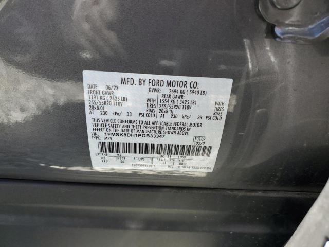 Photo 14 from auction – 2023 FORD EXPLORER X with VIN 1FMSK8DH1PGB33347