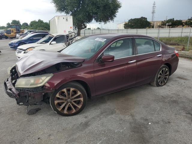 HONDA ACCORD SPO 2014 with VIN 1HGCR2F59EA287715 - Photo from auction